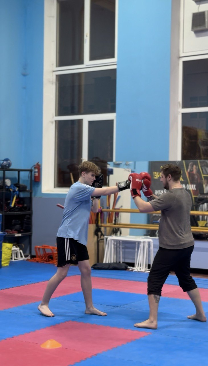 Тренировка по боксу